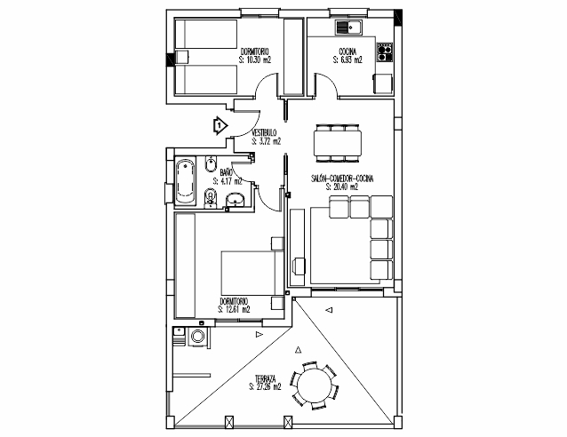 Vivienda Tipo Mirador - Mirador de Palacio
